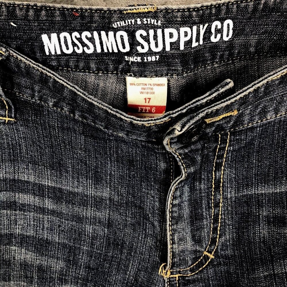 Mossimo Denim Bermuda Shorts Women’s Size Adult 17 Distressed Stretch Fit 6 - Picture 3 of 16